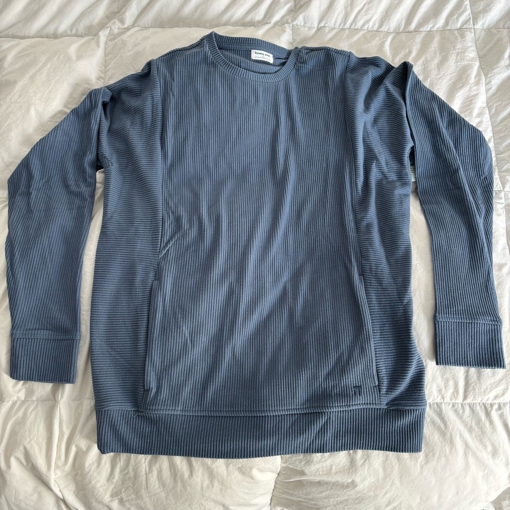 Tommy John Zen Ribbed Crew Neck Sweatshirt